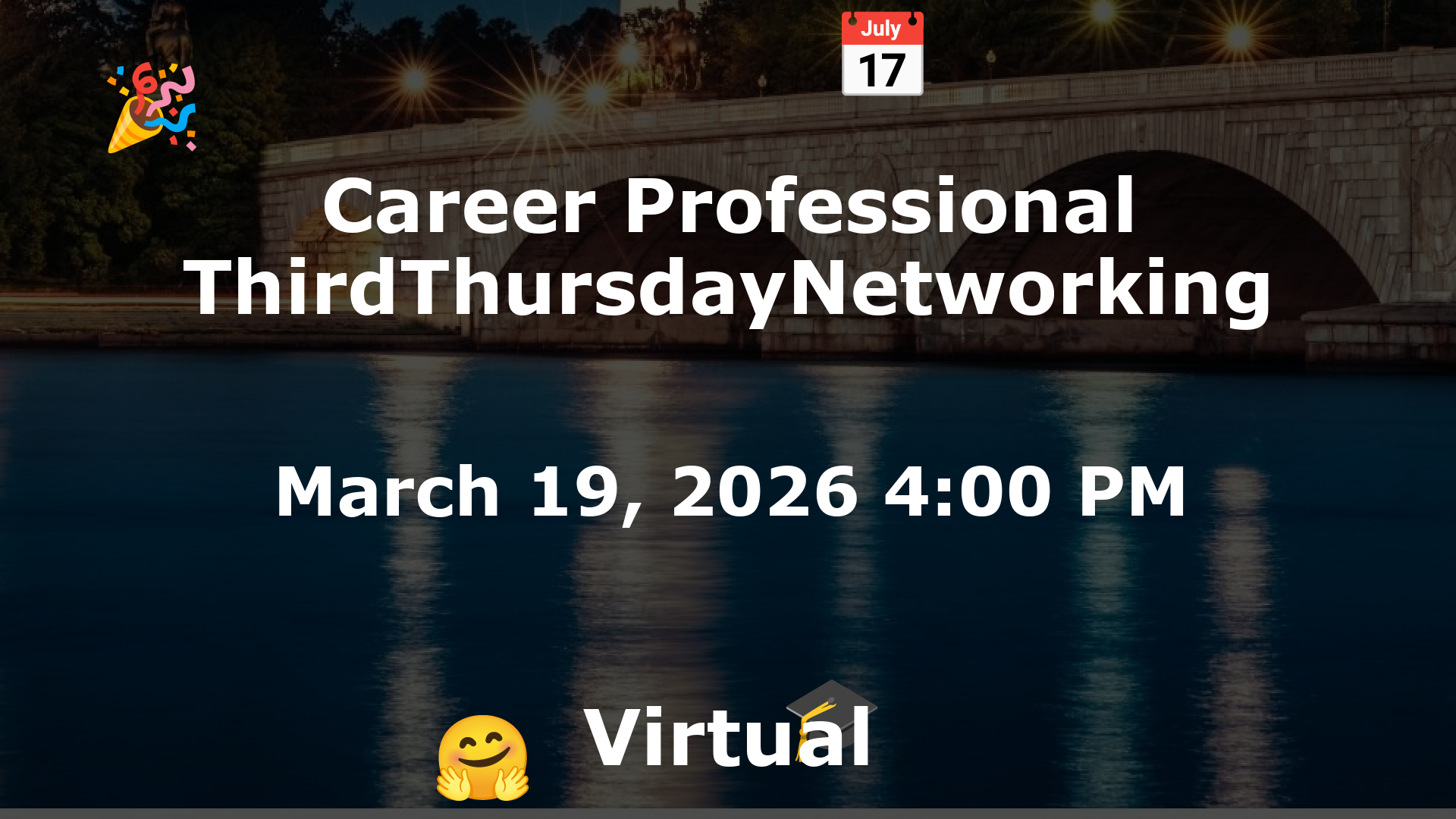 Career Professional ThirdThursdayNetworking  event image